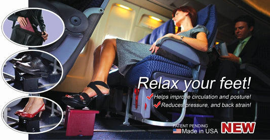 Econo-High Comfort Class Portable Footrest: Elevate Your Travel Comfort Anywhere