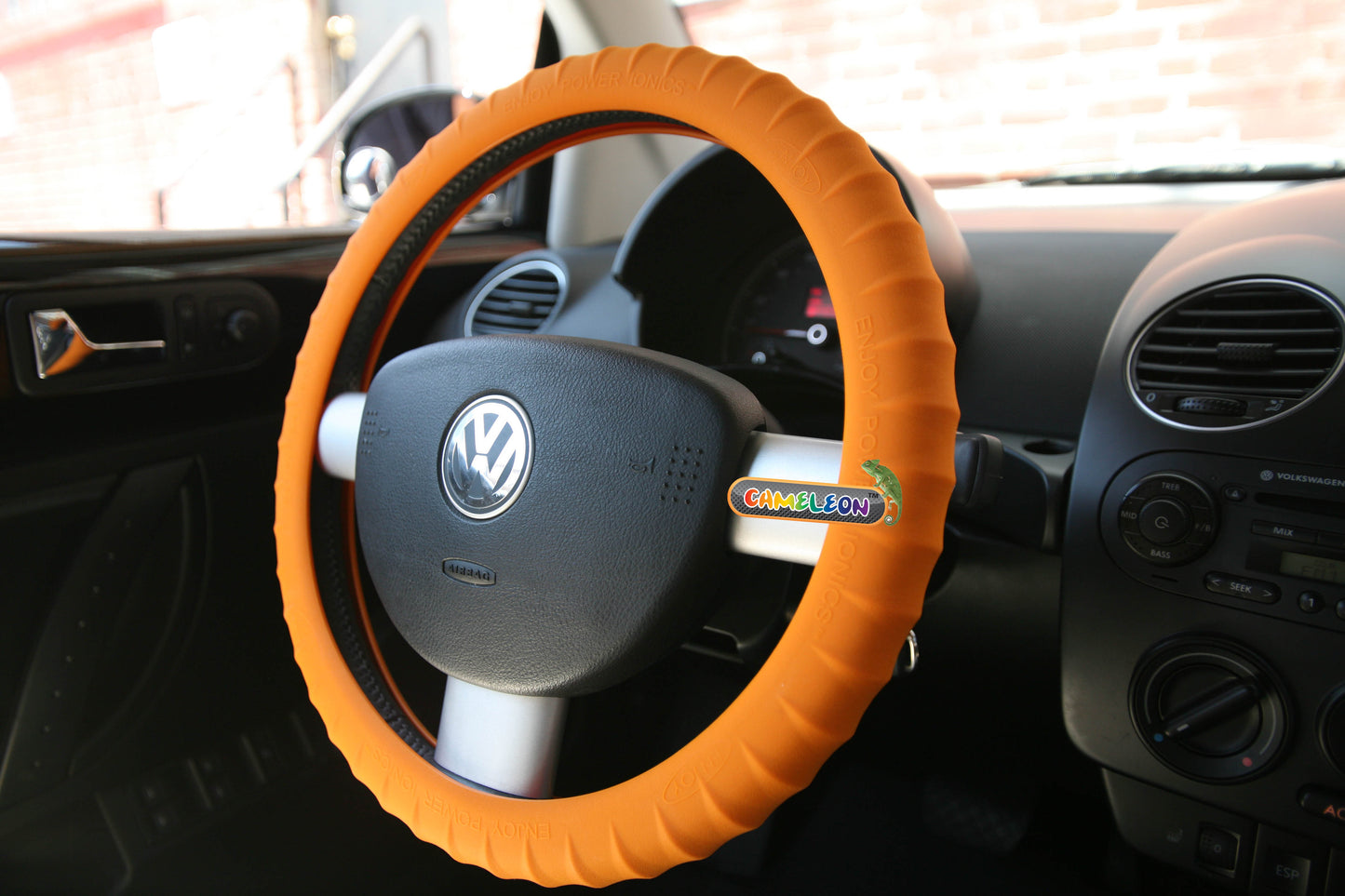 Cameleon Cover- Steering Wheel Cover Maximum Grip Ergonomic Design For Car, SUV 14" To 16"