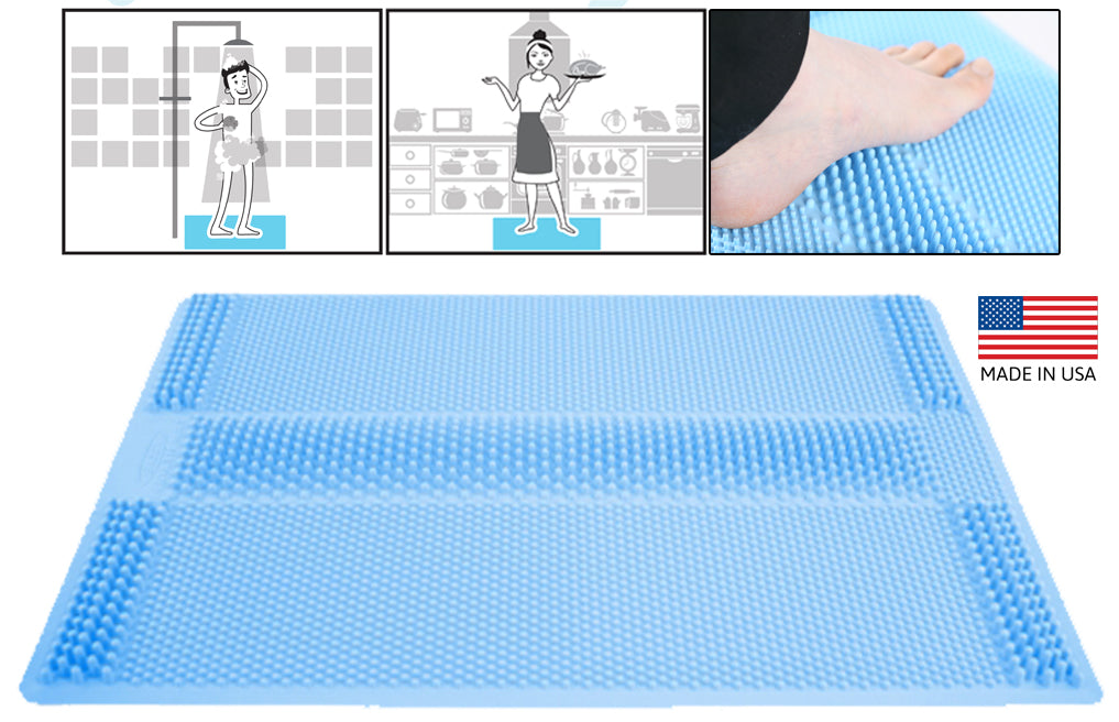 Enjoy Shiatsu Foot Massage Mat Acupressure Shower Mat - Made In USA