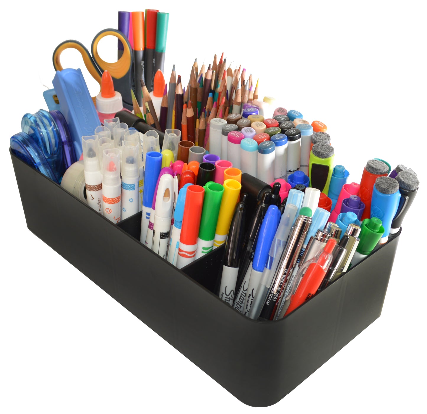 Enjoy Organizer - Large Portable Compartment Divided Storage Caddy - Made In USA