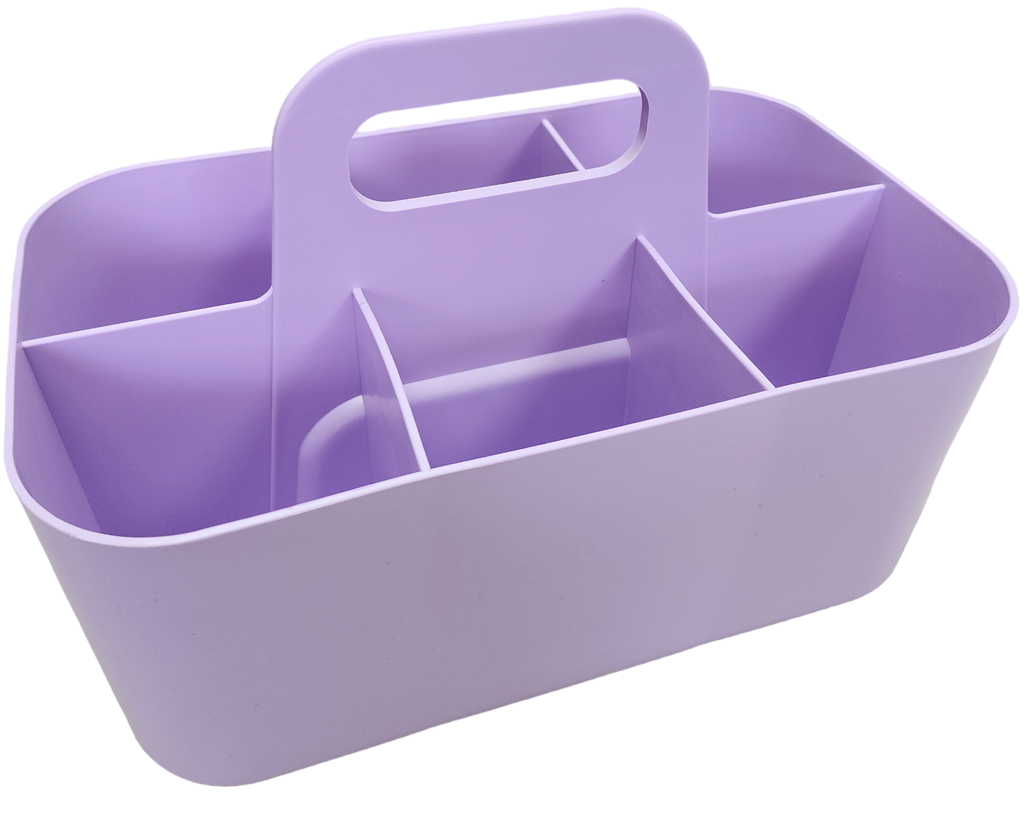 Enjoy Organizer -Small Plastic Portable Stackable Art Caddy Organizer with 6 Compartments Made In USA