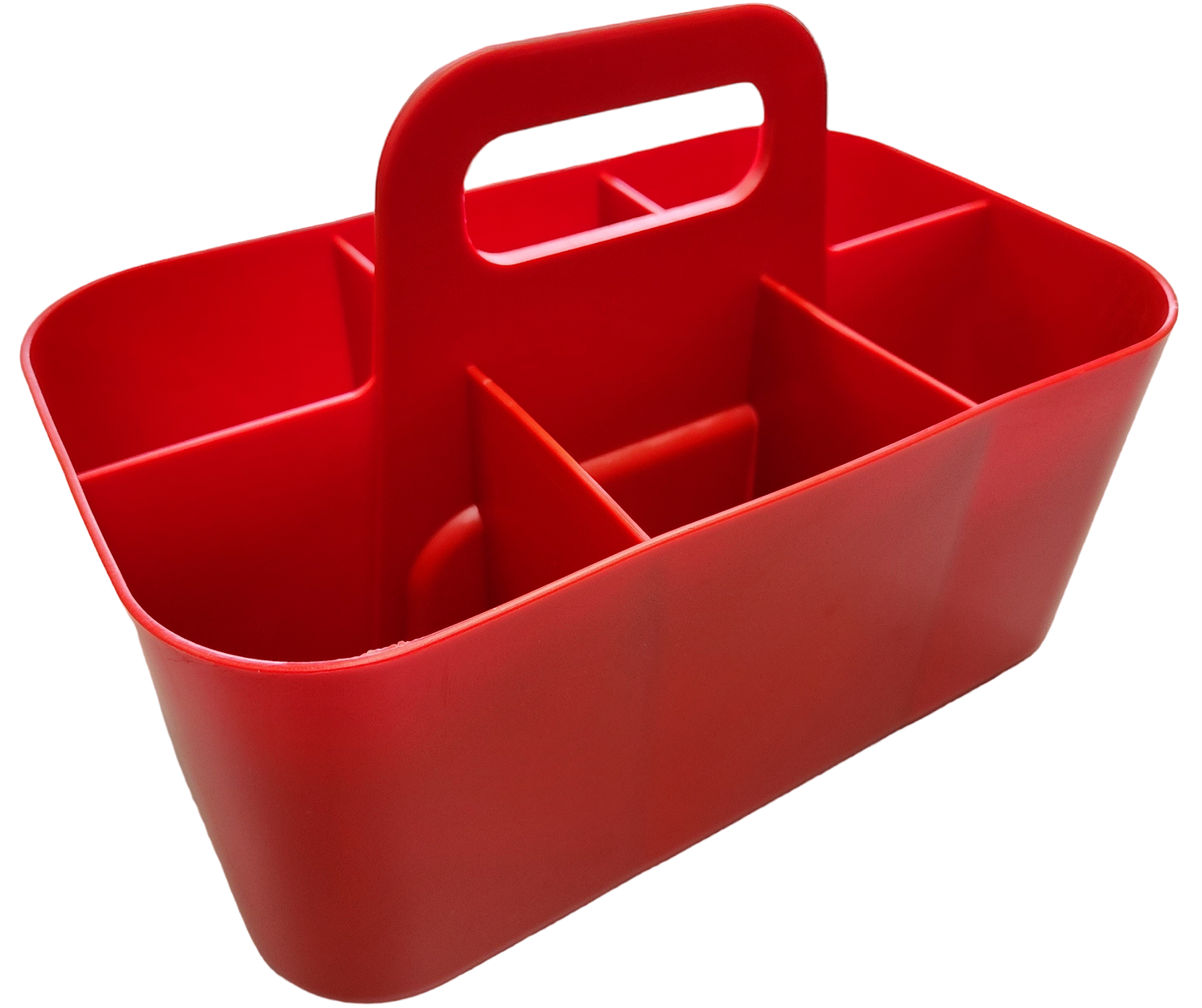 Enjoy Organizer -Small Plastic Portable Stackable Art Caddy Organizer with 6 Compartments Made In USA