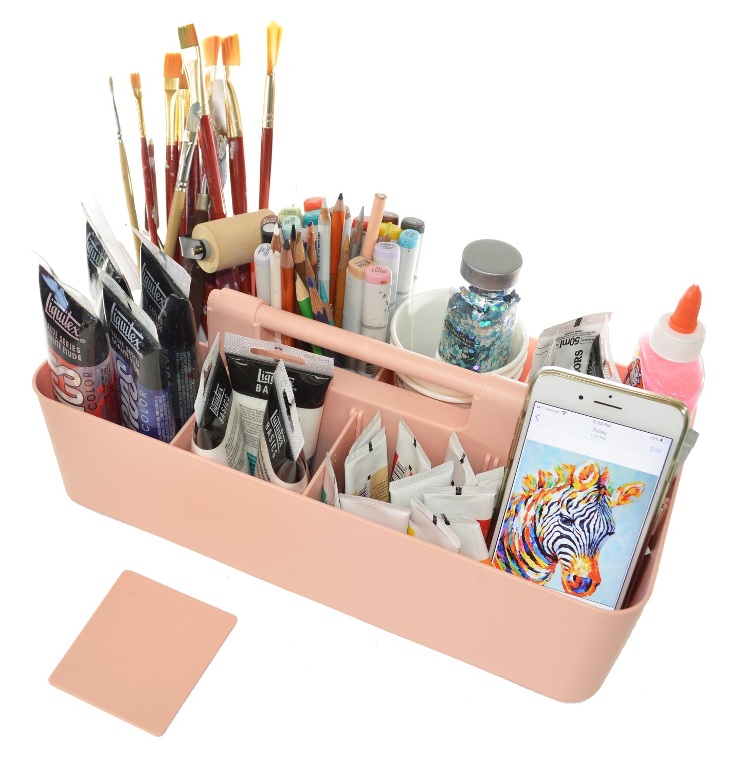 Enjoy Organizer - Large Portable Compartment Divided Storage Caddy - Made In USA