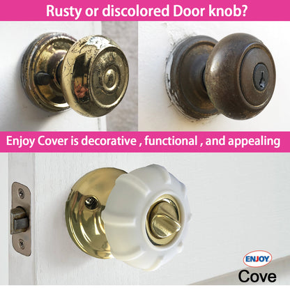 Enjoy Cover 4 Pack | Door Knob Cover Grips Non Slip Arthritis & Senior Living Aids