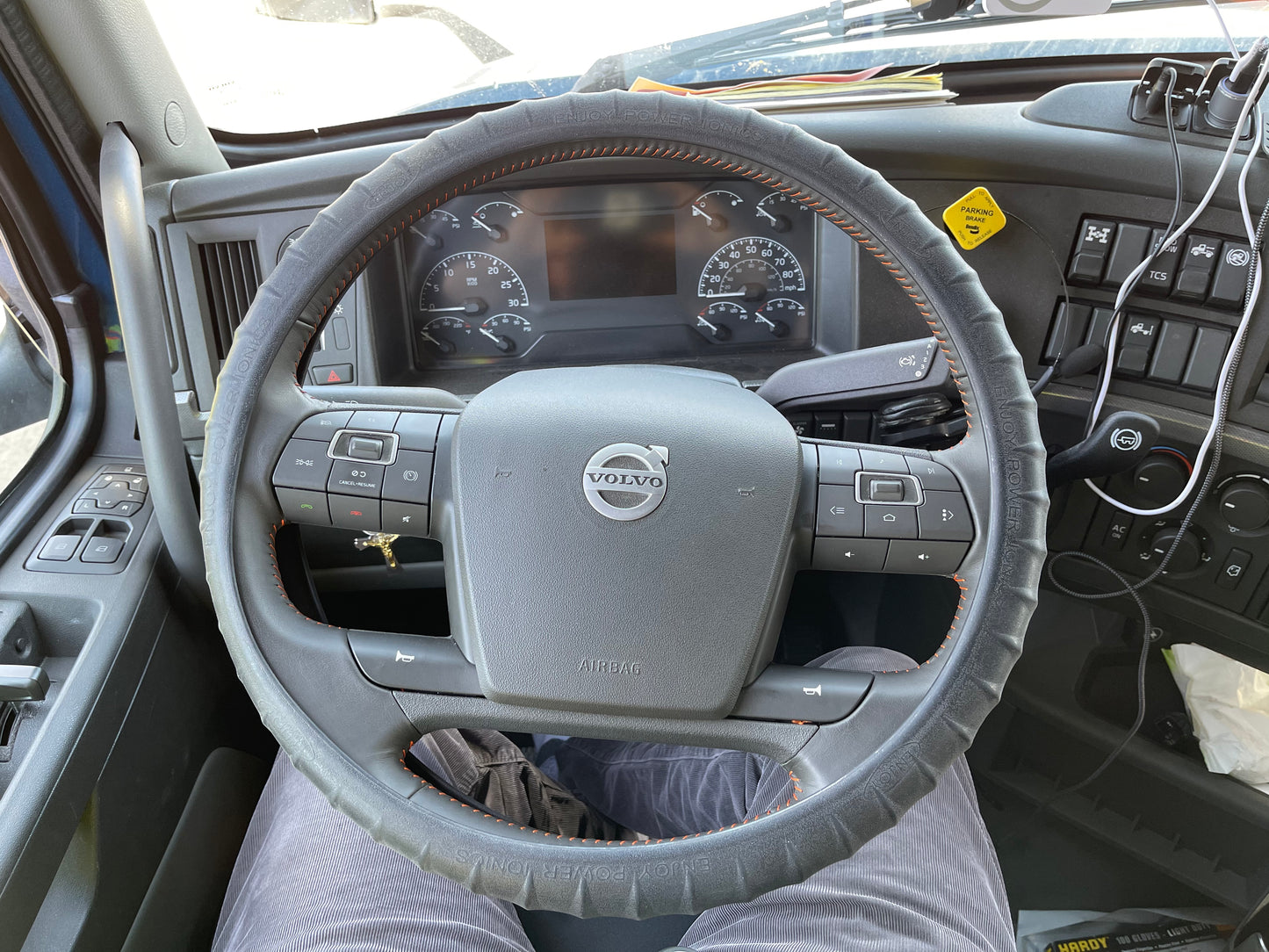 Cameleon Cover Silicone Semi-Truck Steering Wheel Cover Fits 16" 17" 18" 19" Steering Maximum Grip