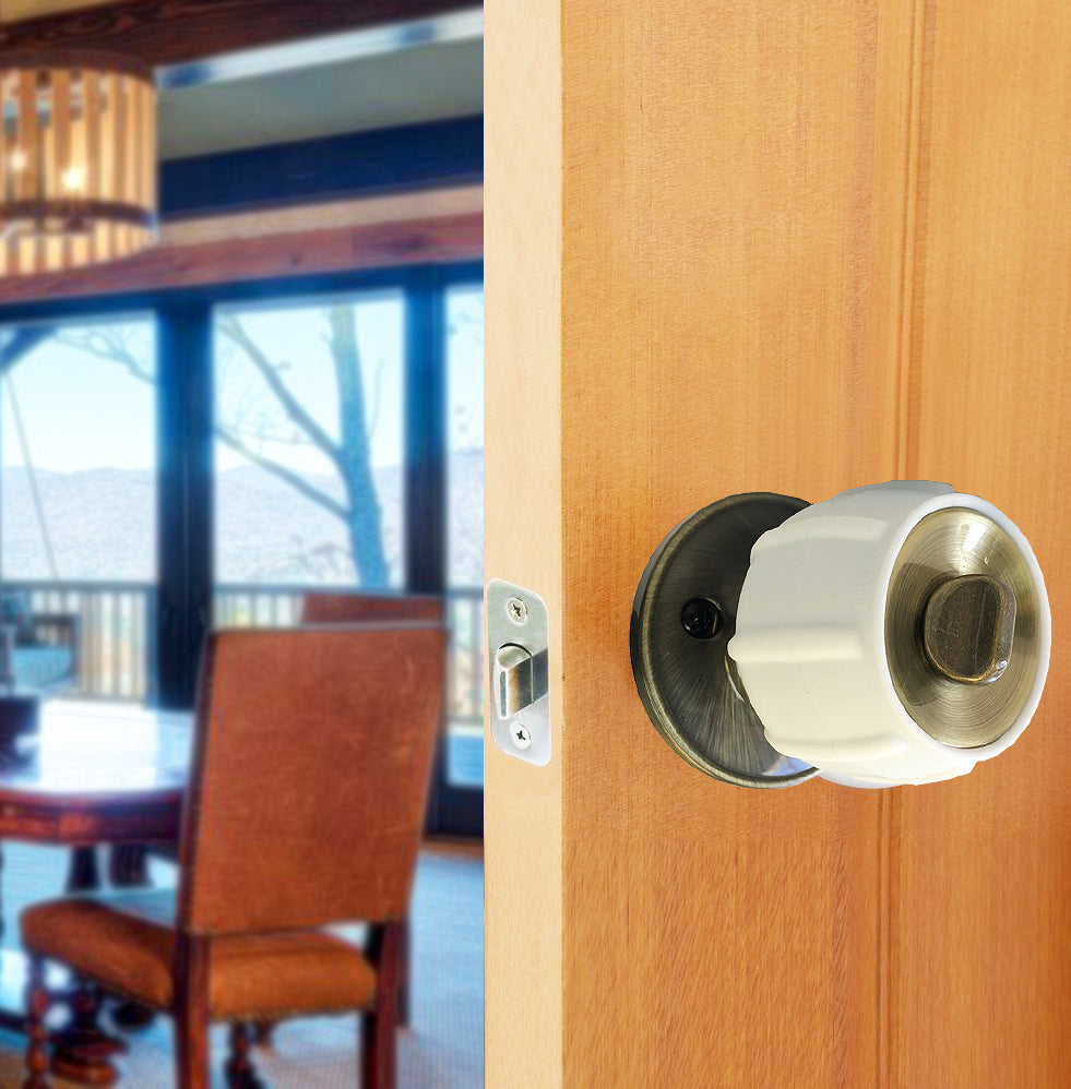 Enjoy Cover Universal Silicone Door Knob Grips, Durable 2 Pack