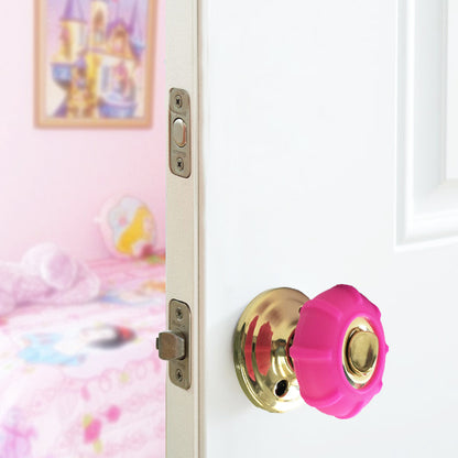 ENJOY COVER 4 Pack Silicone Door knob Grips Maximum Grip Nonslip Arthritis & Senior Living Aids Grippy Easy Open Fits All Universal