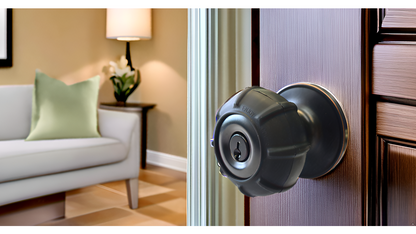 ENJOY COVER 4 Pack Silicone Door knob Grips Maximum Grip Nonslip Arthritis & Senior Living Aids Grippy Easy Open Fits All Universal
