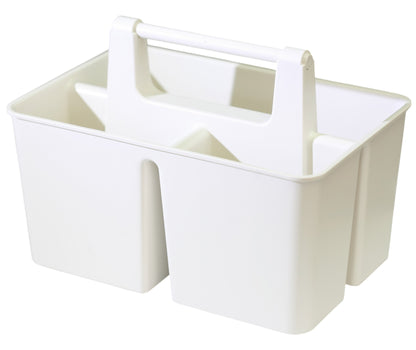 Enjoy Organizer-Shower Caddy Organizer with Handle, 3 Compartments, Portable Storage Bin for Bathroom, Dorm, Gym -Made In USA