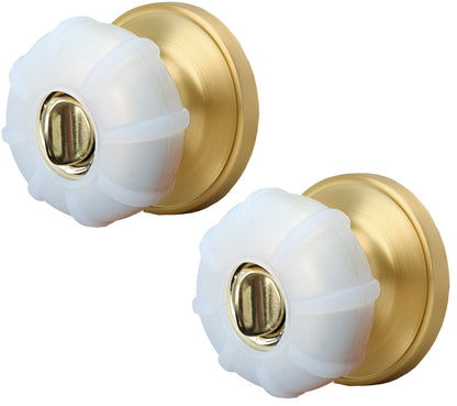 Enjoy Cover | 2 Pack Upgraded Ergonomic Design Door Knob Cover Grips, Non-Slip, Arthritis and Senior Living Aids, Universal Size