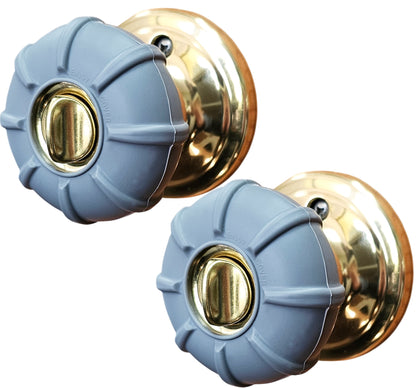 Enjoy Cover | 2 Pack Upgraded Ergonomic Design Door Knob Cover Grips, Non-Slip, Arthritis and Senior Living Aids, Universal Size