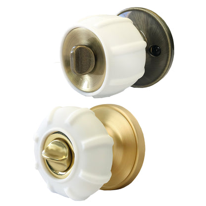 Enjoy Cover | 2 Pack Upgraded Ergonomic Design Door Knob Cover Grips, Non-Slip, Arthritis and Senior Living Aids, Universal Size