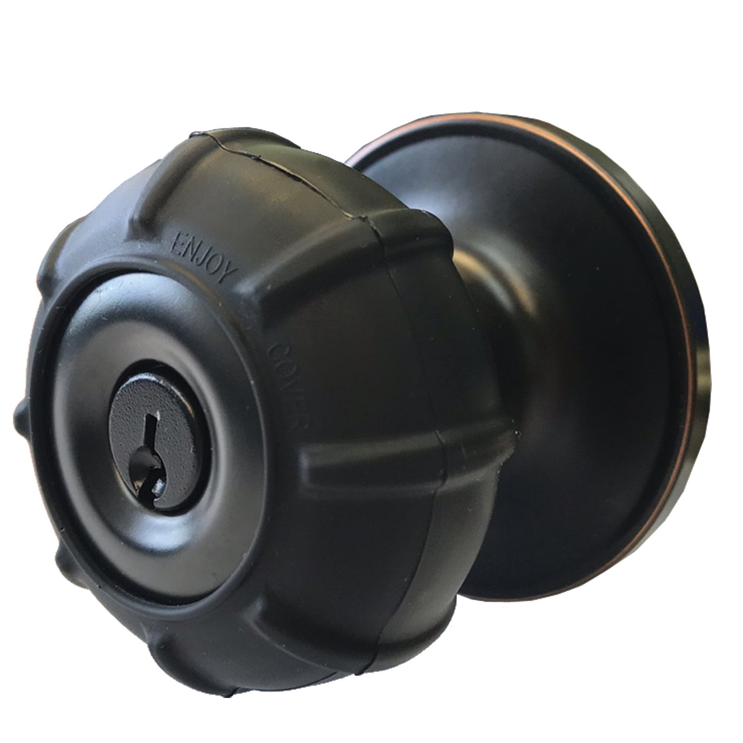 Enjoy Cover Universal Silicone Door Knob Grips, Durable 2 Pack