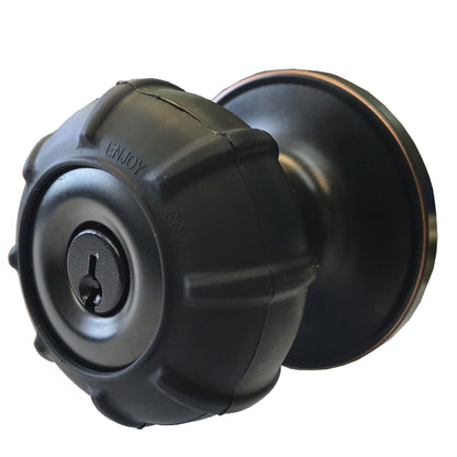 Enjoy Cover Universal Silicone Door Knob Grips, Durable 2 Pack