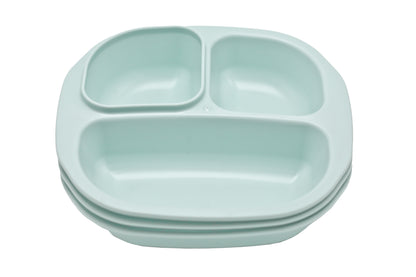 3 Pack Smiley Food Plates Bowl Serving Tray For Kids Adults Made In USA Bpa Free